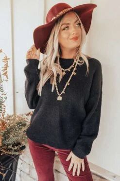 Better Than The Rest Shift Sweater In Black -Chic Essence 1909307821000 2020010311085600 d6c07a3cbetter than the rest shift sweater in black