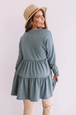 Concert Crush Babydoll Top In Light Teal -Chic Essence 1910039942000 2020010316212600 55b5a09aconcert crush babydoll top in light teal