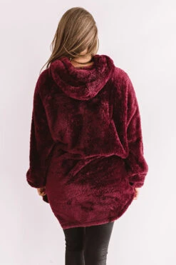 Simply Burr-fection Teddy Hoodie In Windsor Wine -Chic Essence 1910049177000 2020010314090000 94c55394simply burr fection teddy hoodie in windsor wine