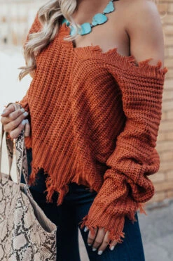 Pure Happiness Knit Sweater In Orange -Chic Essence 1910167117000 2019123013344100 821af3f4pure happiness knit sweater in orange