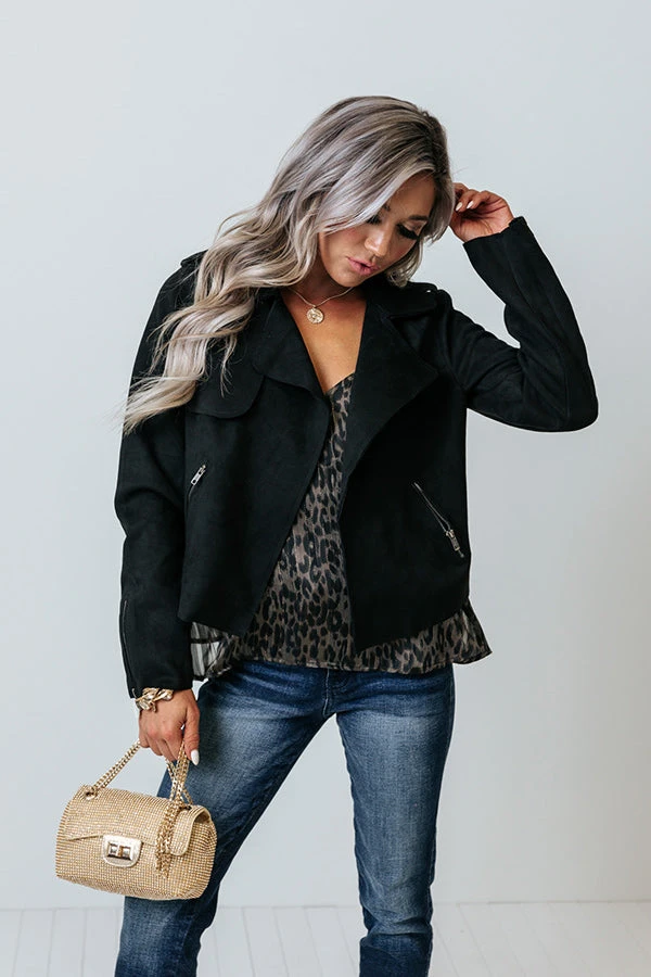 Instant Connection Faux Suede Jacket 5 Instant Connection Faux Suede Jacket - Image 3