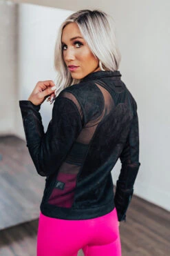 Sprinting To Happy Hour Mesh Jacket 17 Sprinting To Happy Hour Mesh Jacket -Chic Essence 1912165228000 2019121715301300 ee15ebb8newproduct