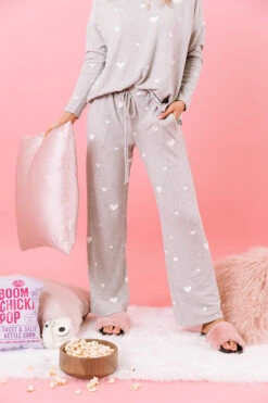 Front Page 8 Heart Rush Pants In Grey