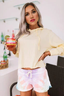 Do The Twist Hoodie In Yellow