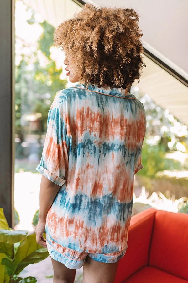 Morning Sunrise Tie Dye Top In Orange 8 Morning Sunrise Tie Dye Top In Orange - Image 6