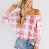 In The Zone Tie Dye Top In Rose