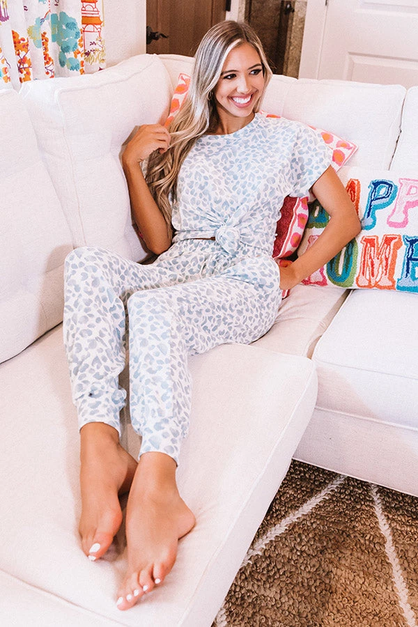 Cuddles And Cozy Leopard Knit Joggers 3 Cuddles And Cozy Leopard Knit Joggers