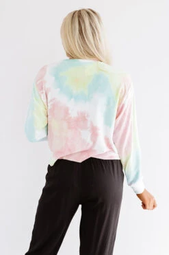 Let's Talk Leopard Tie Dye Crop Sweatshirt In Pink -Chic Essence 2007235616000 2020081812054100 56423d26lets talk leopard tie dye crop sweatshirt in pink