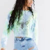 Dream On Dreamer Tie Dye Crop Sweatshirt In Blue 1 Dream On Dreamer Tie Dye Crop Sweatshirt In Blue -Chic Essence 2007239545000 2020081813105600 3c7972fbdream on dreamer tie dye crop sweatshirt in blue