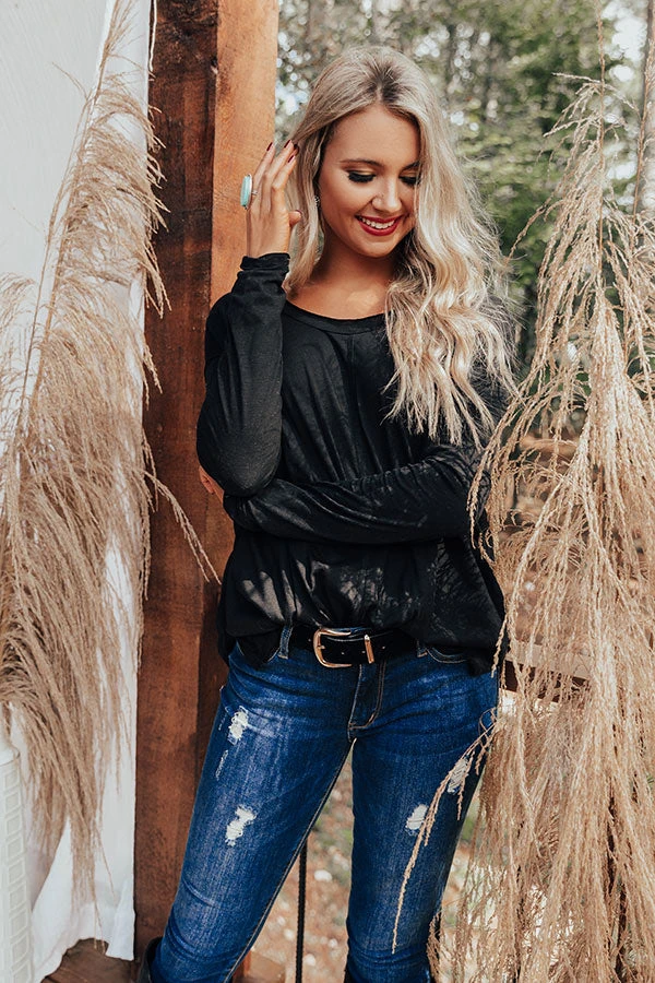 Vermont Trails Shift Top In Black 3 Vermont Trails Shift Top In Black