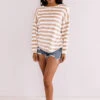 Missing You Softly Plush Stripe Sweater