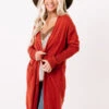 Airstream Dreams Cardigan In Dark Rust -Chic Essence 2010128043000 2020110911320600 413c14eaairstream dreams cardigan in dark rust