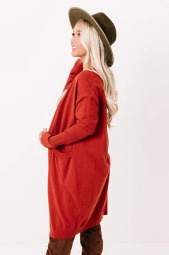 Airstream Dreams Cardigan In Dark Rust 8 Airstream Dreams Cardigan In Dark Rust -Chic Essence 2010128043000 2020110911320700 01801187airstream dreams cardigan in dark rust