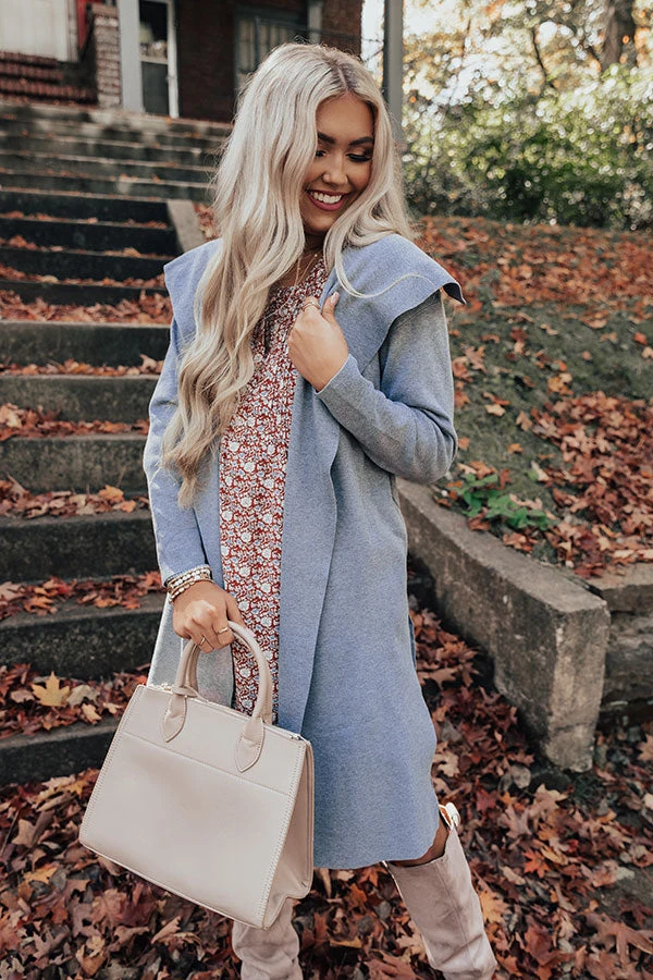 Hiding Out Light Weight Coat In Grey 14 Hiding Out Light Weight Coat In Grey - Image 12