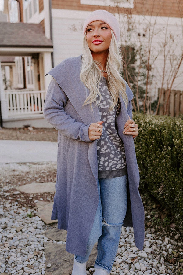 Hiding Out Light Weight Coat In Grey 3 Hiding Out Light Weight Coat In Grey