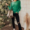 European Holiday Sweater Top In Emerald 2 European Holiday Sweater Top In Emerald -Chic Essence 2010209146000 2022101812521800 ccf08d73european holiday sweater top in emerald