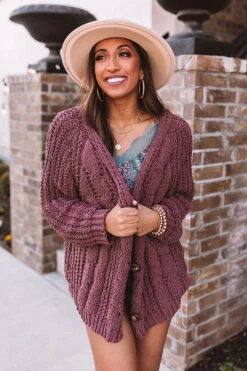 Forevermore Knit Cardigan In Vineyard Grape 14 Forevermore Knit Cardigan In Vineyard Grape -Chic Essence 2010274290000 2021022509521700 d452be7cforevermore knit cardigan in vineyard grape