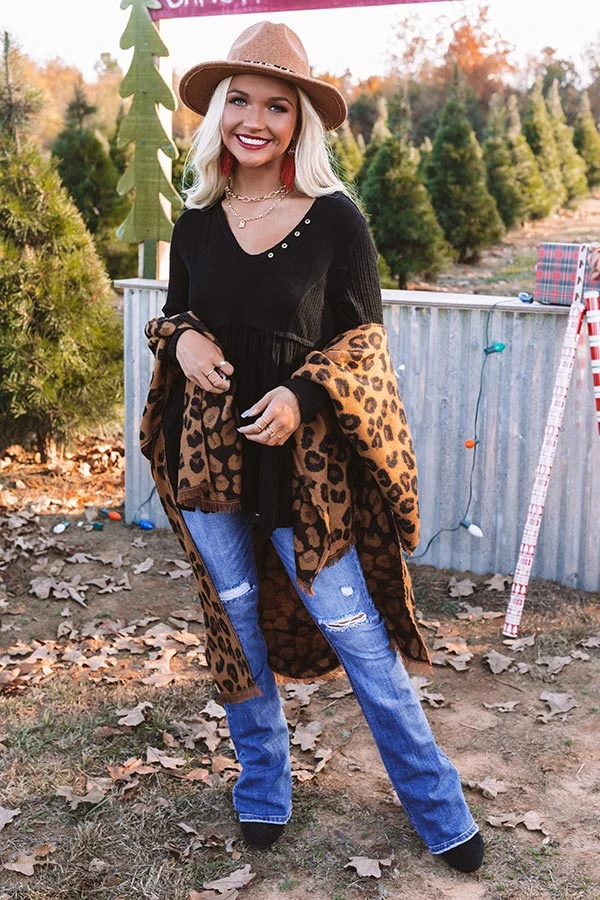 Coffee Talks Babydoll Top In Black 4 Coffee Talks Babydoll Top In Black - Image 2