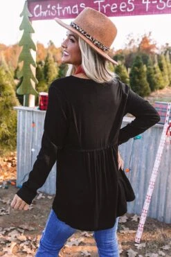 Coffee Talks Babydoll Top In Black 10 Coffee Talks Babydoll Top In Black -Chic Essence 2010298404000 2020111711054000 f3855bf2newproduct