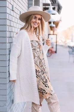 Can't Stop Me Now Knit Cardigan In Cream -Chic Essence 2011038504000 2020112320364600 4fdd36f4cant stop me now knit cardigan in cream