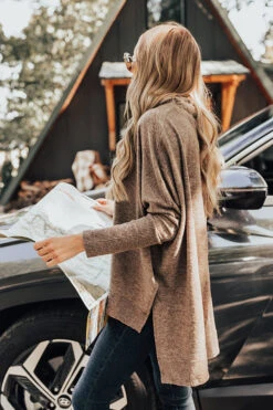 Senorita Snuggles Shift Sweater In Mocha -Chic Essence 2011115996000 2022100614322300 ec0719a9senorita snuggles shift sweater in mocha