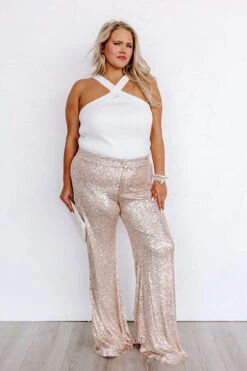 Dainty Glam Sequin High Waist Flare In Gold Curves 14 Dainty Glam Sequin High Waist Flare In Gold Curves -Chic Essence 2011129457000 2023040409111800 64785ccfdainty glam sequin high waist flare in gold curves