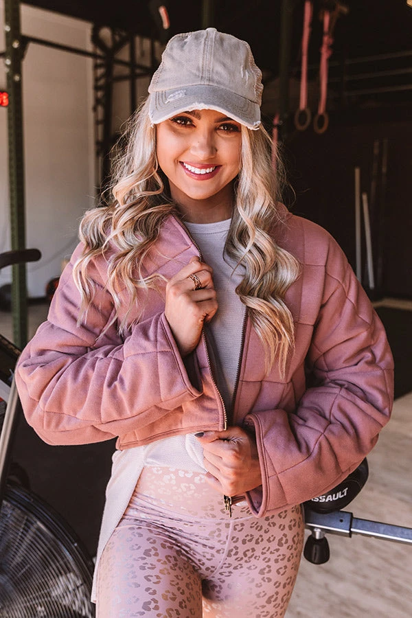 Blizzard On Broadway Jacket In Rustic Rose 11 Blizzard On Broadway Jacket In Rustic Rose - Image 9