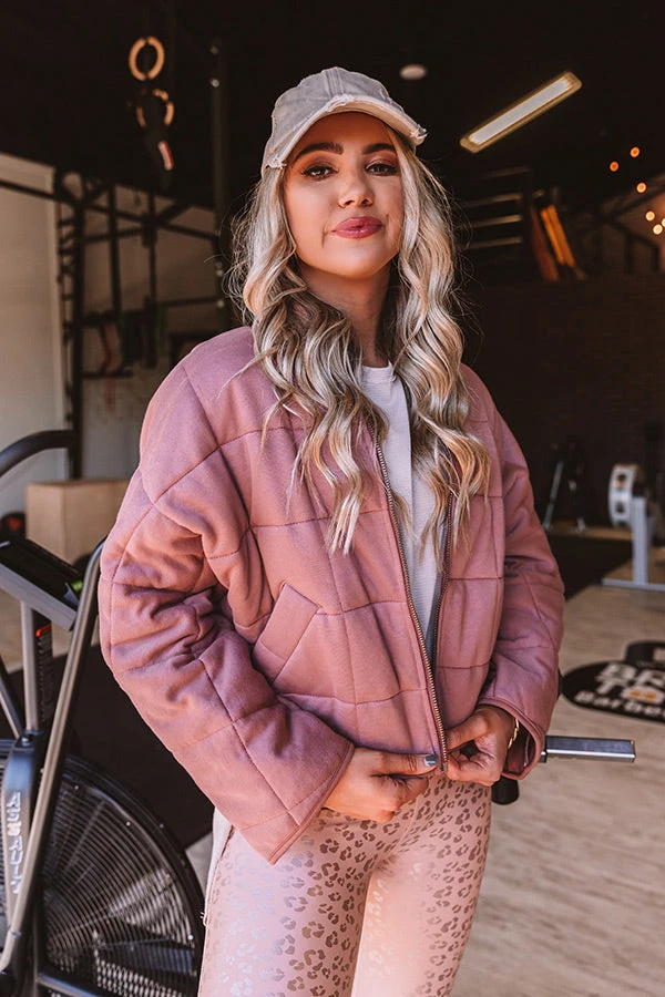 Blizzard On Broadway Jacket In Rustic Rose 10 Blizzard On Broadway Jacket In Rustic Rose - Image 8