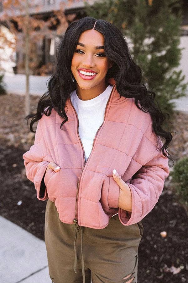 Blizzard On Broadway Jacket In Rustic Rose 5 Blizzard On Broadway Jacket In Rustic Rose - Image 3