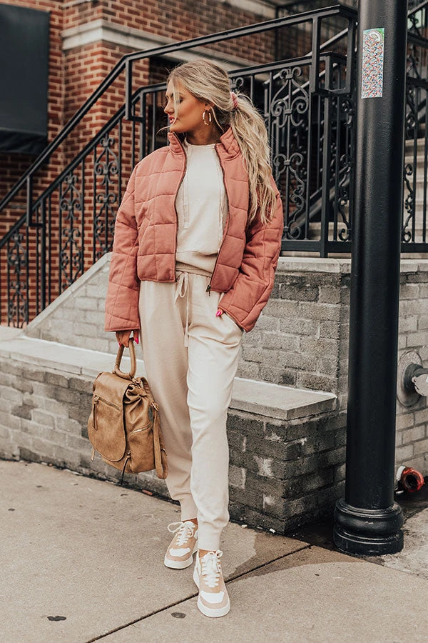 Blizzard On Broadway Jacket In Rustic Rose 4 Blizzard On Broadway Jacket In Rustic Rose - Image 2