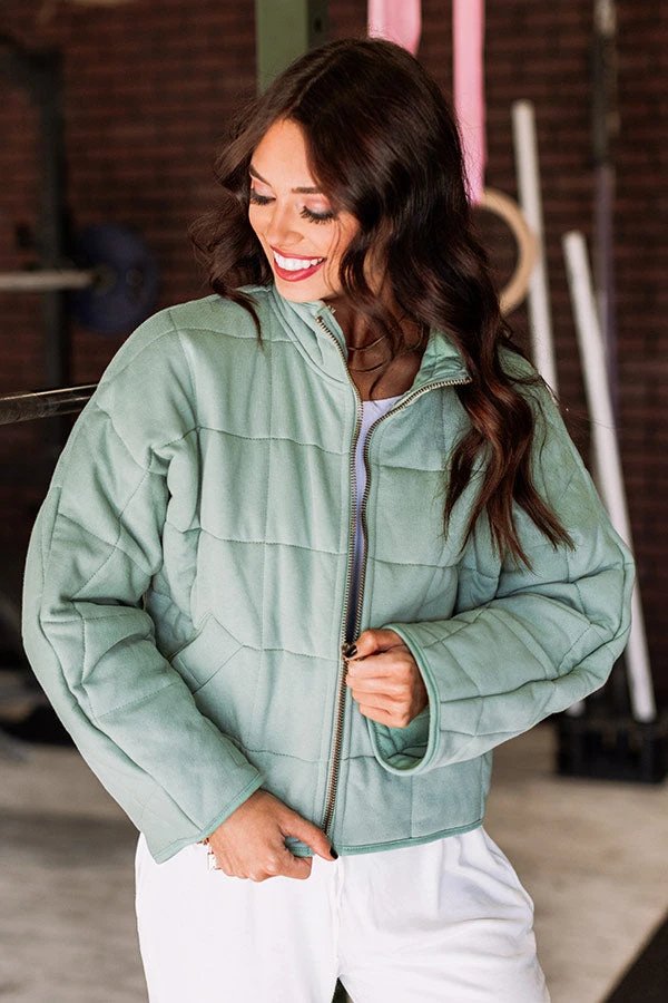 Blizzard On Broadway Jacket In Pear 8 Blizzard On Broadway Jacket In Pear - Image 6