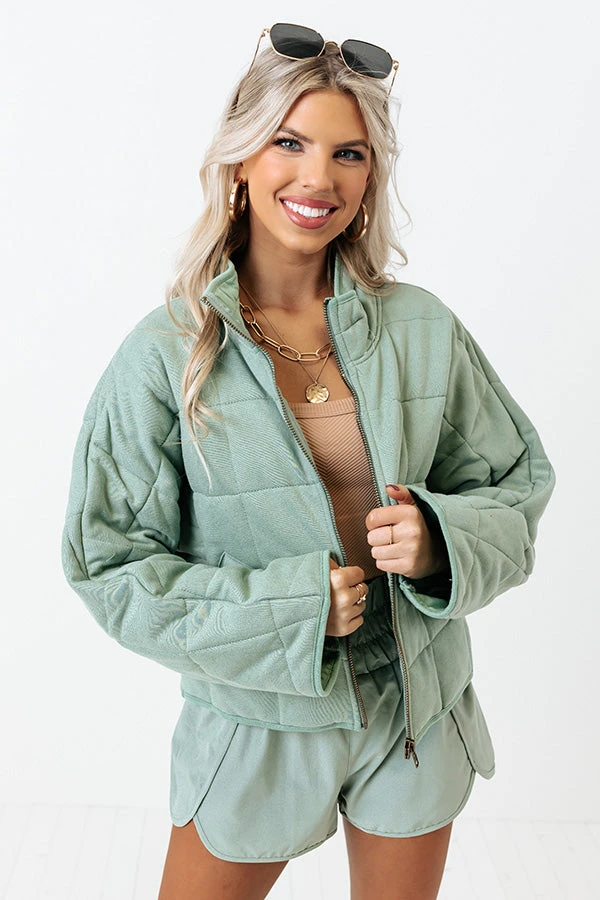 Blizzard On Broadway Jacket In Pear 3 Blizzard On Broadway Jacket In Pear