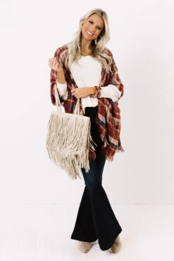 Chic Checklist Plaid Poncho In Aurora Red -Chic Essence 2011235063000 2020122109130700 e3512a5cchic checklist plaid poncho in aurora red