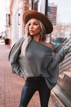 Easily Enchanted Waffle Knit Top In Dark Teal 9 Easily Enchanted Waffle Knit Top In Dark Teal -Chic Essence 2101044058000 2021011809384500 4e740194easily enchanted waffle knit top in dark teal