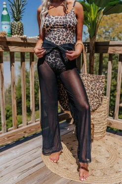 Away On A Yacht Mesh Cover Up Pants In Black 11 Away On A Yacht Mesh Cover Up Pants In Black -Chic Essence 2103037370000 2021051309063900 c07037bfaway on a yacht mesh cover up pants in black