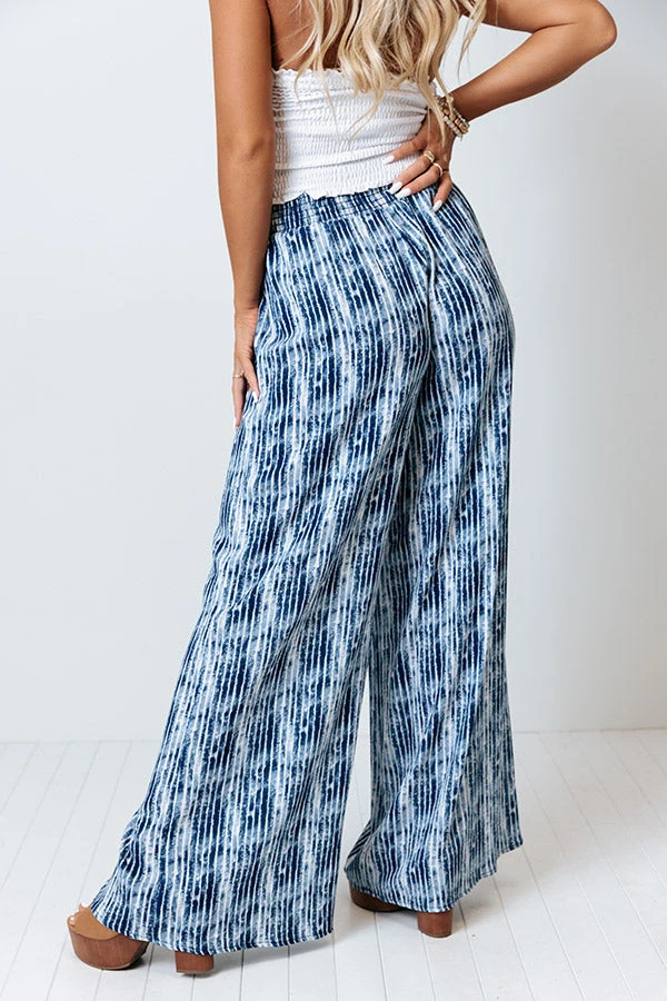 Malibu Cruise Stripe Pants In Blue 6 Malibu Cruise Stripe Pants In Blue - Image 4