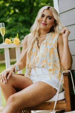 You Deserve Flowers Shift Top