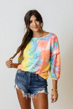 South Beach Party Tie Dye Top