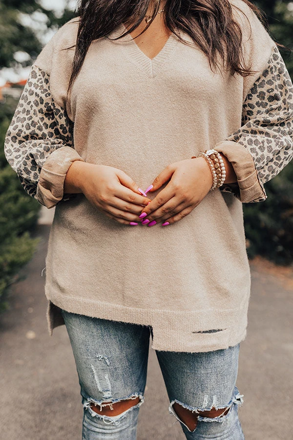Chestnut Chill Sweater In Beige Curves 7 Chestnut Chill Sweater In Beige Curves - Image 5