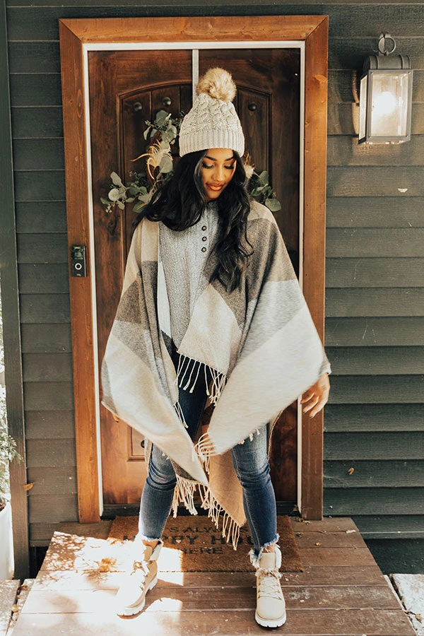 Denver Debut Poncho In Black 7 Denver Debut Poncho In Black - Image 5