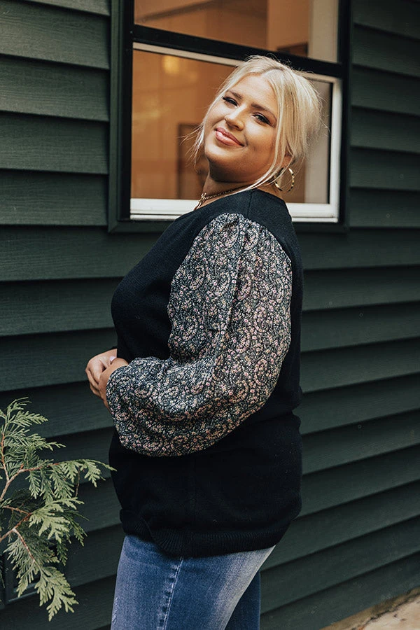 Serving Up Spice Sweater In Black Curves 7 Serving Up Spice Sweater In Black Curves - Image 5