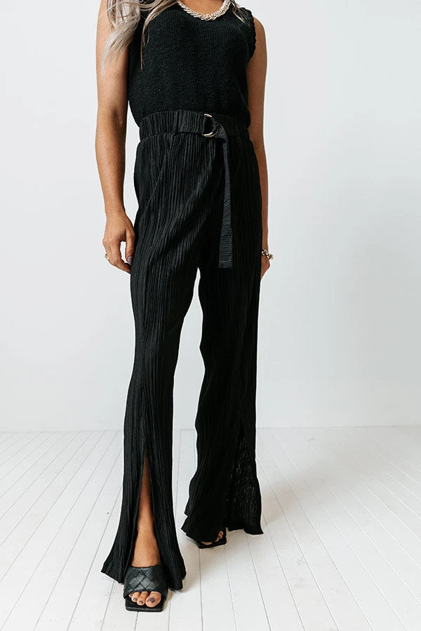 The Saleen Pleated Pants In Black 8 The Saleen Pleated Pants In Black - Image 6