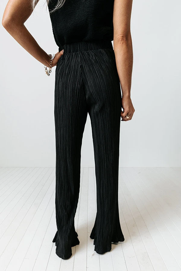 The Saleen Pleated Pants In Black 7 The Saleen Pleated Pants In Black - Image 5