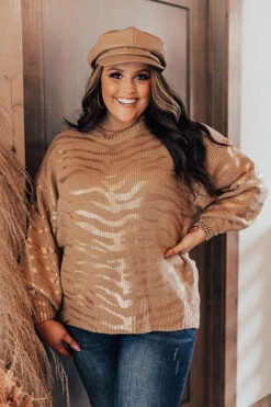 Trailside Talks Knit Sweater In Iced Latte Curves 15 Trailside Talks Knit Sweater In Iced Latte Curves -Chic Essence 2109022454000 2021092217131200 6f4e216ftrailside talks knit sweater in iced latte curves