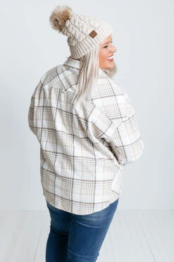Stay Gourd-geous Plaid Jacket In Light Birch Curves -Chic Essence 2109168973000 2021102812361000 abb51e32stay gourd geous plaid jacket in light birch curves