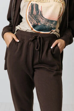 Count On You Joggers In Chestnut -Chic Essence 2109202137000 2021101209154200 6e2dc5c2count on you joggers in chestnut