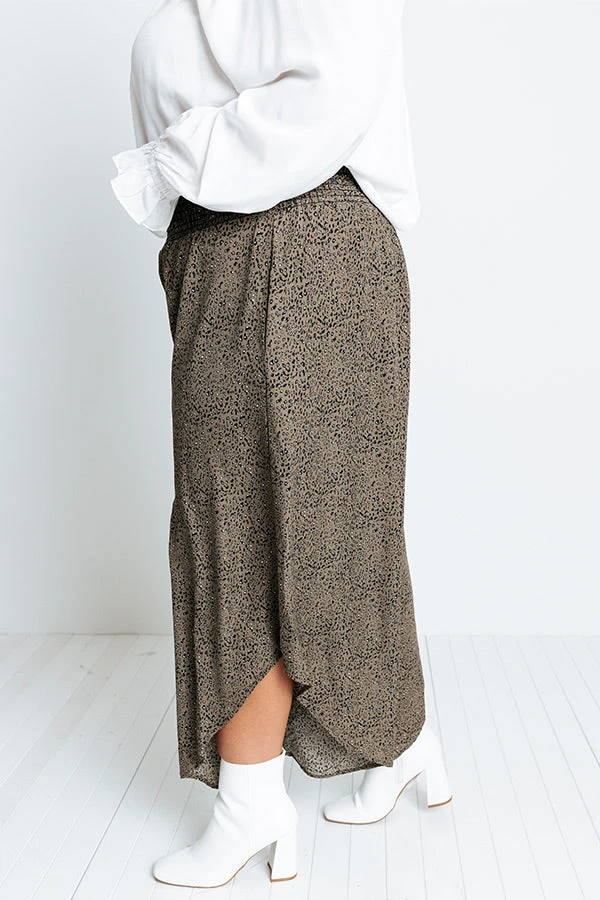 Good Dream Leopard Pants In Army Green Curves 4 Good Dream Leopard Pants In Army Green Curves - Image 2