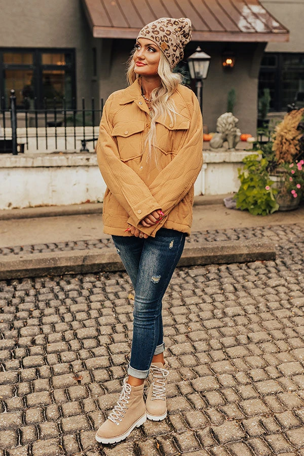 The Enna Jacket In Camel 8 The Enna Jacket In Camel - Image 6