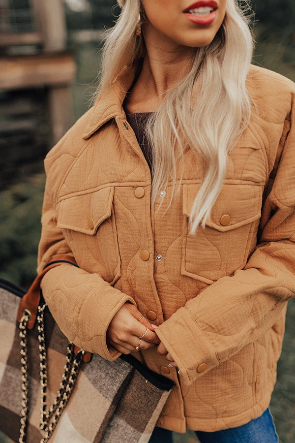 The Enna Jacket In Camel 5 The Enna Jacket In Camel - Image 3