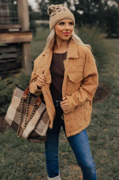 The Enna Jacket In Camel